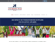Tablet Screenshot of jacqueshau.co.za